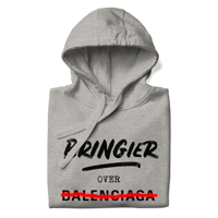 Image 1 of Bringier Over Balenci Hoodie (Grey)