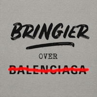 Image 3 of Bringier Over Balenci Hoodie (Grey)