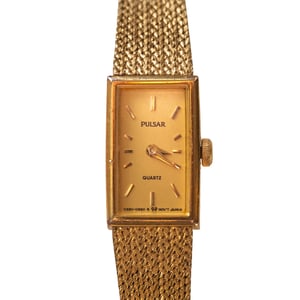 80s pulsar gold bracelet
