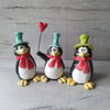 Penguins in top hats