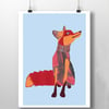 Print - Collage Fox