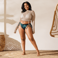 Image 10 of Viridian Recycled String Bikini Bottom