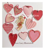 Image of The Love Lucy Heart Garland