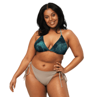 Image 6 of Viridian Recycled String Bikini Top