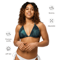 Image 8 of Viridian Recycled String Bikini Top
