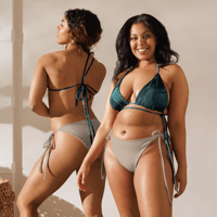 Image 4 of Viridian Recycled String Bikini Top
