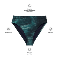 Image 8 of Viridian Recycled High-Waisted Bikini Bottom