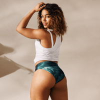 Image 16 of Viridian Recycled High-Waisted Bikini Bottom