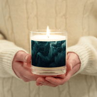 Image 5 of Viridian Glass Jar Soy Wax Candle