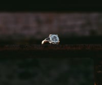 Image 4 of Black Flower Ring 
