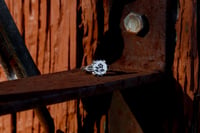 Image 5 of Black Flower Ring 
