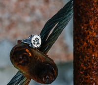 Image 1 of Black Flower Ring 