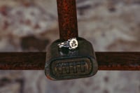 Image 6 of Black Flower Ring 