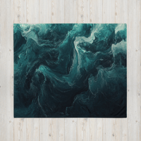 Image 5 of Viridian Throw Blanket