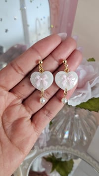 Image 5 of Lovely Mini Heart Earrings