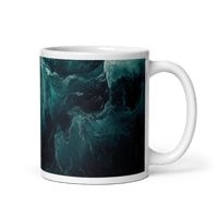 Image 5 of Viridian White Glossy Mug
