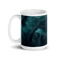 Image 3 of Viridian White Glossy Mug