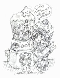 Image 2 of Claw Machine Print Care Bears and Strawberry Shortcake  