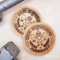 Image 2 of BOFA University Dandadan Wooden Coaster