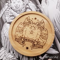 Image 2 of DunMeshi Winged Lion Coaster