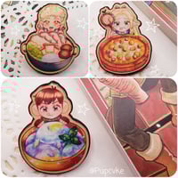 Image 1 of DunMeshi Wooden Pins and Magnets