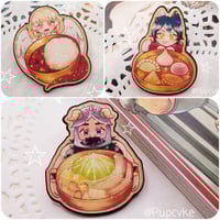 Image 2 of DunMeshi Wooden Pins and Magnets