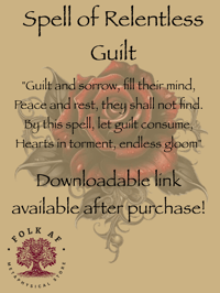 Spell Of Relentless Guilt