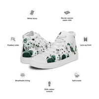 Image 15 of Mineral Light Women’s High Top Canvas Shoes