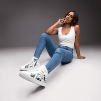 Image 21 of Mineral Light Women’s High Top Canvas Shoes