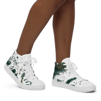 Image 3 of Mineral Light Women’s High Top Canvas Shoes