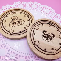 Image 3 of ACNH Wooden Coasters