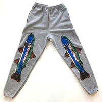 Image 3 of Rainbow Trout Sweatpants (Heather)