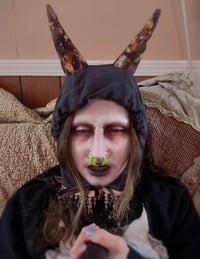 Image 2 of 4 Horn Monster Hood