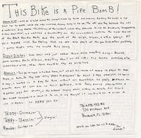 Image 5 of THIS BIKE IS A PIPE BOMB/THE DEVIL ELECTRIC SPLIT 7" (OUT POF PRINT)