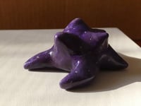 Image 2 of Tiny Purple Creature - Air Dry Clay Figurine - FREE SHIPPING