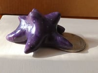 Image 5 of Tiny Purple Creature - Air Dry Clay Figurine - FREE SHIPPING