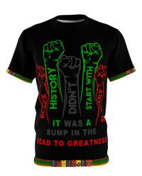 Image 1 of "In The Road to to Greatness" AllOverPrint T-shirt by Myz Tee's