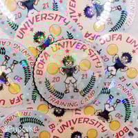 Image 1 of Dandadan Holo Vinyl Meme Stickers