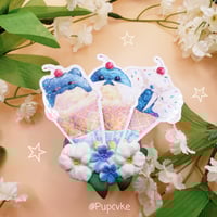 Image 1 of PokeTreats Ice Cream Holo Vinyl Sticker