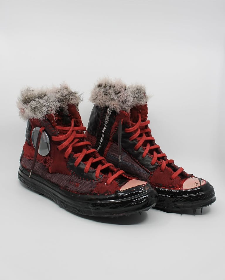 DFK Custom Converse Red Size 11