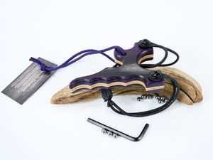 Image of Wooden Slingshot, The Twister Sling Shot, Wooden Catalpult, Right hand pull, left hand hold