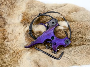 Image of Wooden Slingshot, The Twister Sling Shot, Wooden Catalpult, Right hand pull, left hand hold