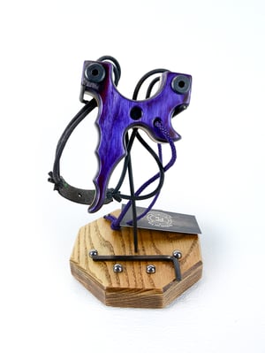 Image of Wooden Slingshot, The Twister Sling Shot, Wooden Catalpult, Right hand pull, left hand hold
