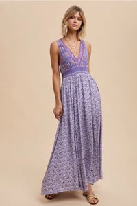 Image 1 of Indigo Halter Maxi 