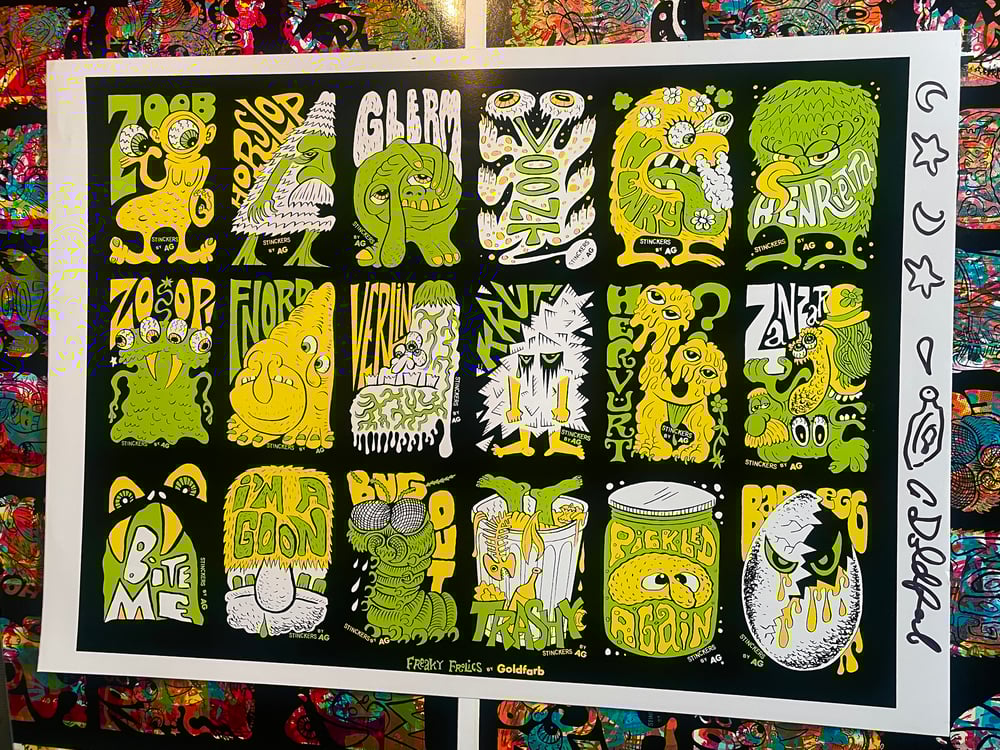 Freaky Frolics Uncut Production Sheet by A. Goldfarb