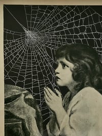 Image 4 of "𝖘𝖆𝖒𝖚𝖊𝖑"  1800's Biblical Page & Real Preserved Web