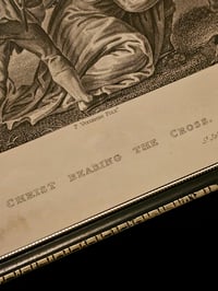 Image 3 of "𝕭𝖊𝖆𝖗𝖎𝖓𝖌 𝖈𝖗𝖔𝖘𝖘" 1800's Page & Preserved Web