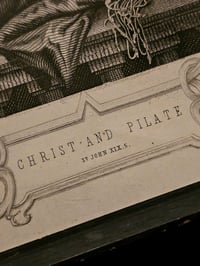 Image 4 of "𝕮𝖍𝖗𝖎𝖘𝖙"  1800's Bible Page & Real Preserved Web