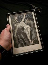 Image 4 of "𝕿𝖍𝖊 𝕰𝖓𝖙𝖔𝖓𝖊𝖒𝖊𝖓𝖙"  1800's Bible Page & Preserved Web