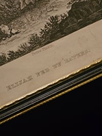Image 2 of "𝕱𝖊𝖉 𝖇𝖞 𝕽𝖆𝖛𝖊𝖓𝖘"  1800's Bible Page & Preserved Web